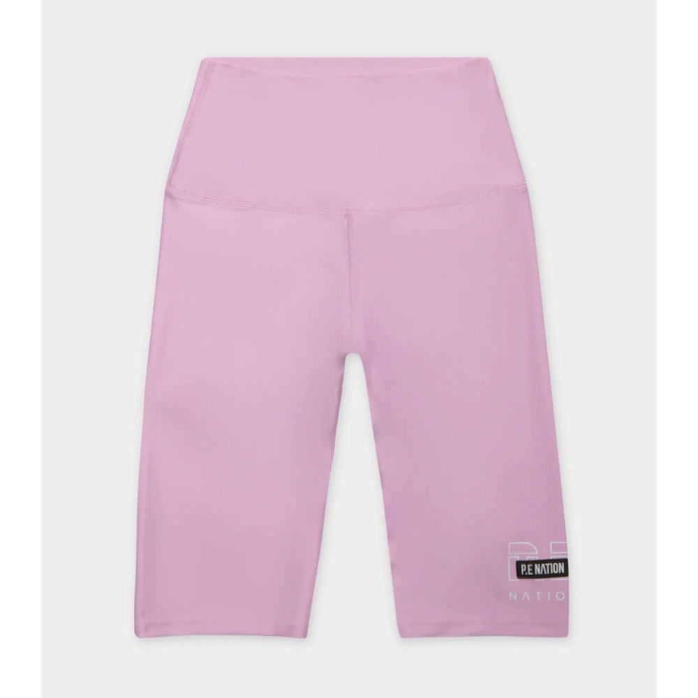 Pe Nation Grand Stand Bike Shorts in Orchid Bloom, Size Medium